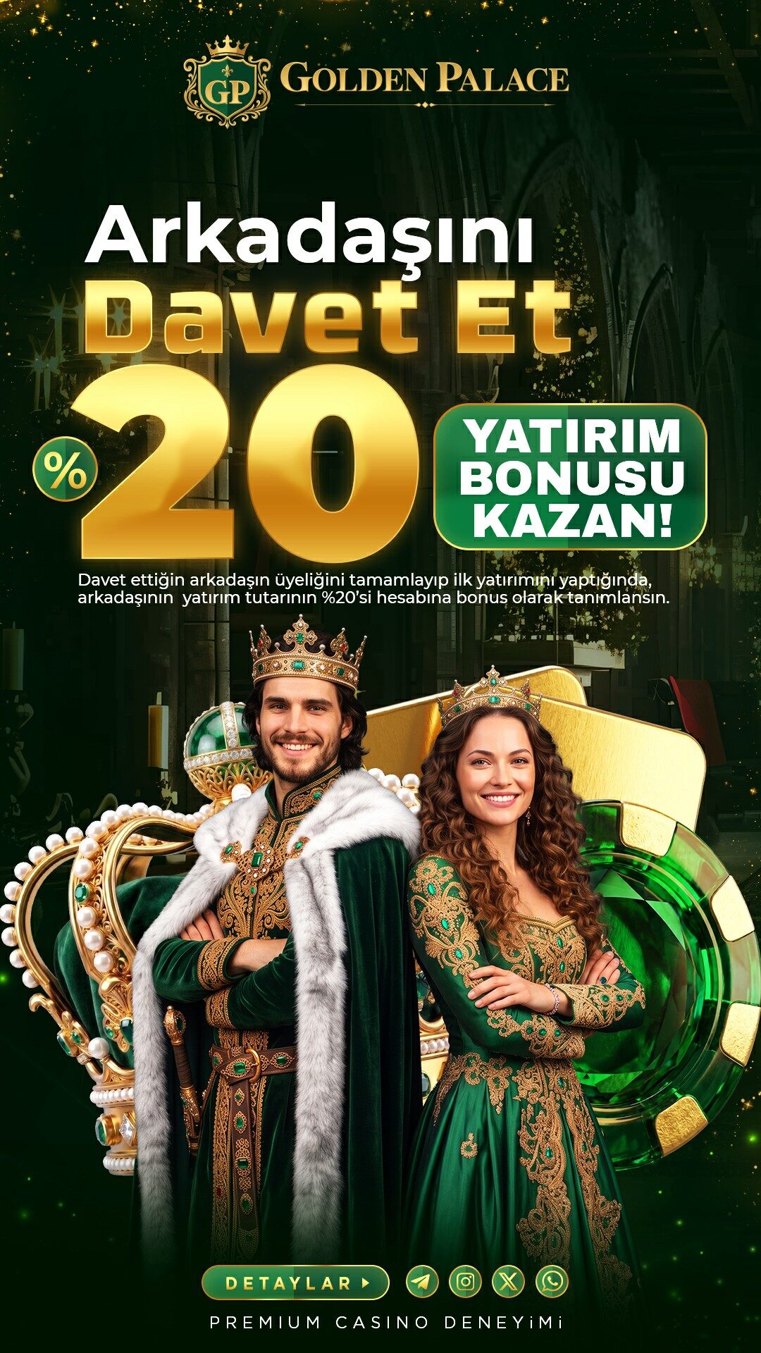 👑 ARKADAŞINI DAVET ET, %20 BONUS KAZAN! 👑